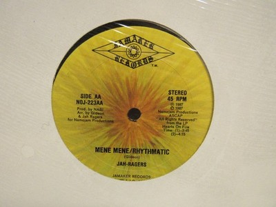 Jah-Ragers   Mene Mene Shrink Wrap Reggae 12''