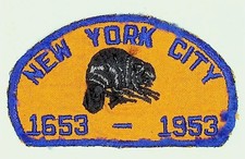 New York City 300th Anniversary Scout Patch 1953