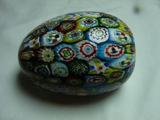VINTAGE LOVELY MURANO MULTI-COLOR MILLEFIORI PAPERWEIGHT