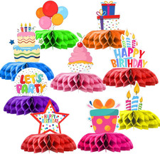 9 Stück Geburtstagsdeko , Geburtstag Tischdeko, Geburtstag Deko für Kindergeburt