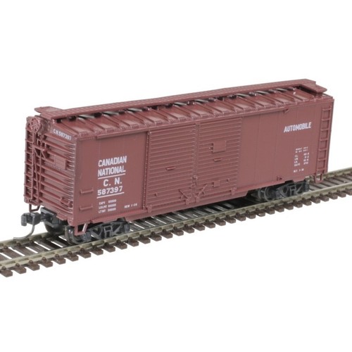 Atlas 50006192 Trainman N Scale 40' DD Box Car Canadian National CN #537937 -New | Zustand: New