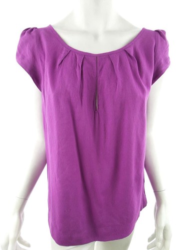 ZARA BASIC Größe M Rosa Tunika-Bluse Viskose Kurzarm