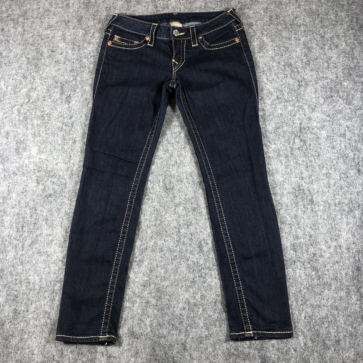 True Religion 27 in Inseam Low (6.5-8.5 in) Rise Jeans for Women