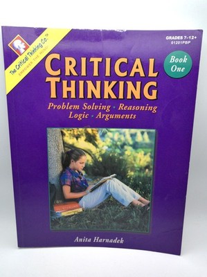Critical Thinking Book One Anita Harnadek Grades 7-12+ Paperback Workbook