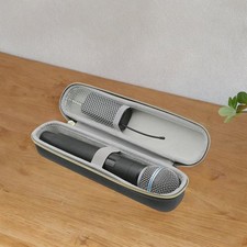 Microphone Case Mic Storage Box Shockproof Single Handheld Mic Zippered Hard