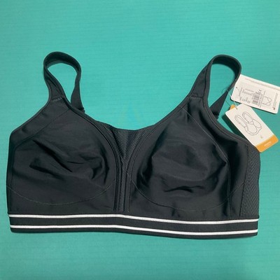 NWT Amoena 42D PERFORMANCE SPORTS BRA 0658 Black