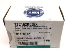Kerr Lakeside 37C162KCS/X Hex Socket Head Cap Screw 3/8-16 X 1-5/8" (Pack Of 20)