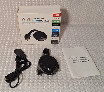 Google Chromecast Plus 2ndGen Wireless HDMI Dongle Google Chrome Missing Adapter