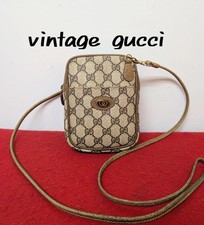 Excellent condition extremely rare Gucci GG pattern mini shoulder bag pochette 2