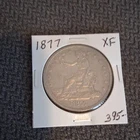 1871 Seated Liberty Silver Dollar XF Grade Circulated $1 Coin