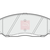 Hyundai XG 1998-2005 BremsbeläGe Vorne (R90) Apec PAD1163