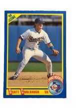 Excellent: Vintage 1990 SCORE Scott Coolbaugh Texas Rangers Rookie Card