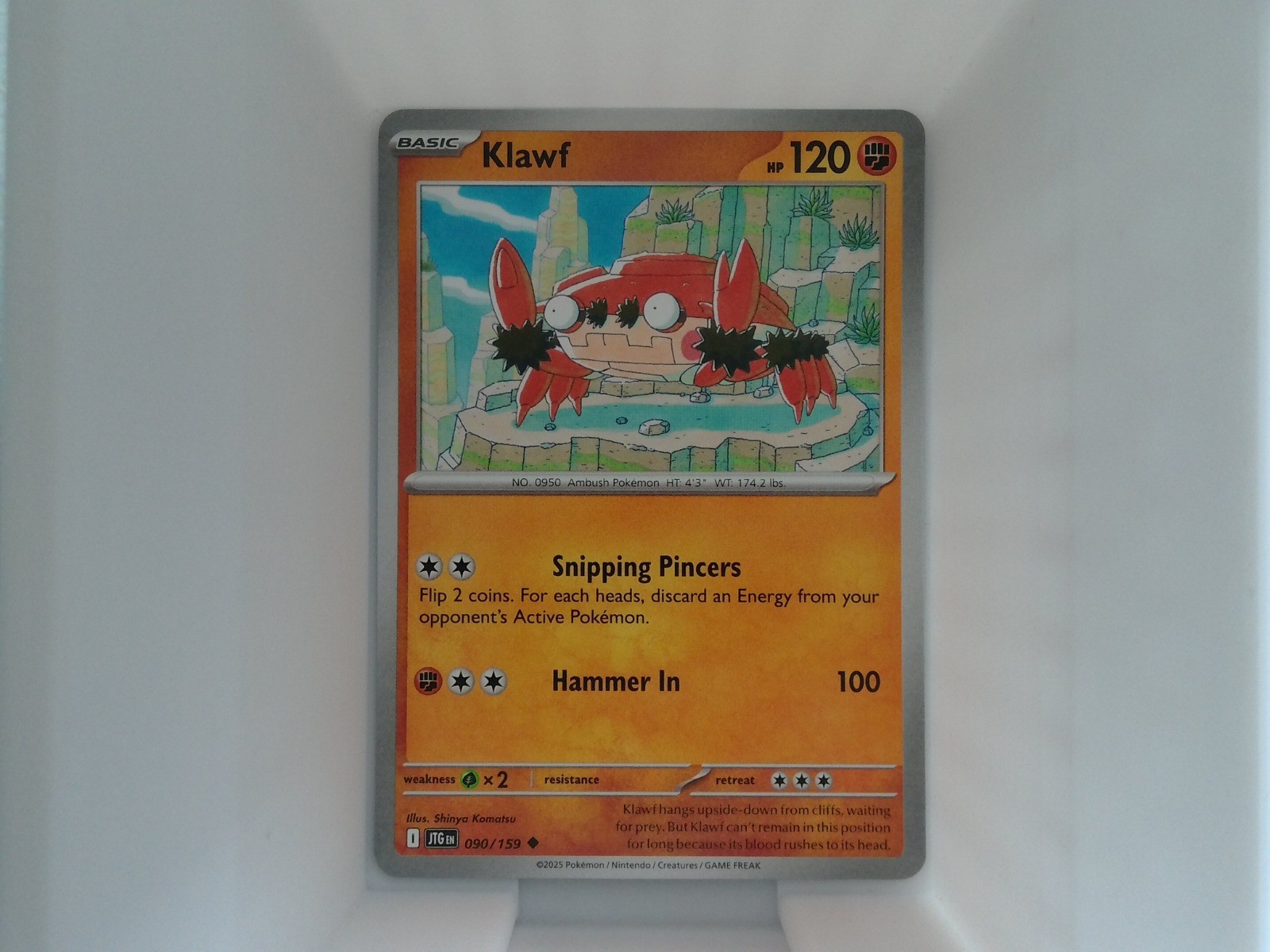 Klawf 090/159 SV09: Journey Together Uncommon English Pokemon TCG NM