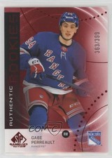 2025 Upper Deck SP Game Used Authentic Rookies Red 363/399 Gabe Perreault 0o5t