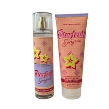 Bath  Body Works Starfruit Sangria Mist  Body Cream Set