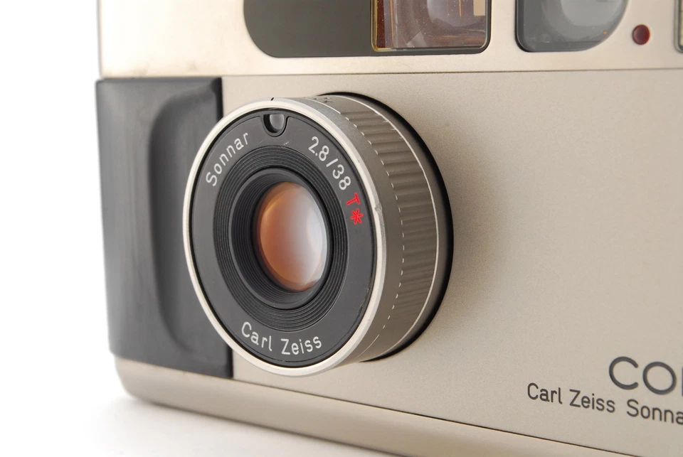 ▶️ALL Works[N MINT w/Case] Contax T2 Silver Point & Shoot Film Camera From JAPAN - Image 3 of 4