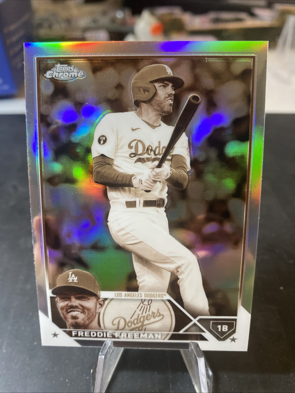 2023 Topps Chrome - Freddie Freeman #5 Sepia Refractor