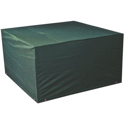 Bosmere Weatherproof 4 Seater Large Rattan Dining Set Cover 49''x49''x26'' Green