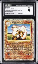 2002 POKEMON LEGENDARY COLLECTION REVERSE HOLO #36 ARCANINE CGC 9 on eBay