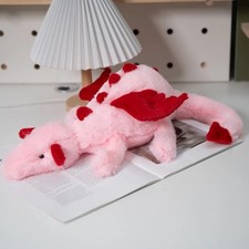 Jellycat Heart Dragon Plush Valentine Limited Edition NWT Stunning Medium Toys