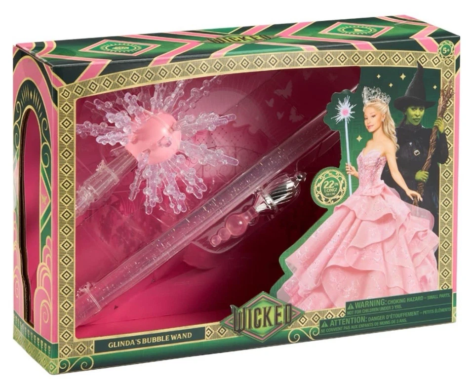 WICKED: GLINDA'S BUBBLE WAND 22" LONG THE NOBLE COLLECTION NEW IN BOX