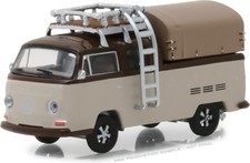 GREENLIGHT 1969 VW VOLKSWAGEN TYPE 2 DOUBLE CAB PICK UP & CANOPY 1/64 29920-E