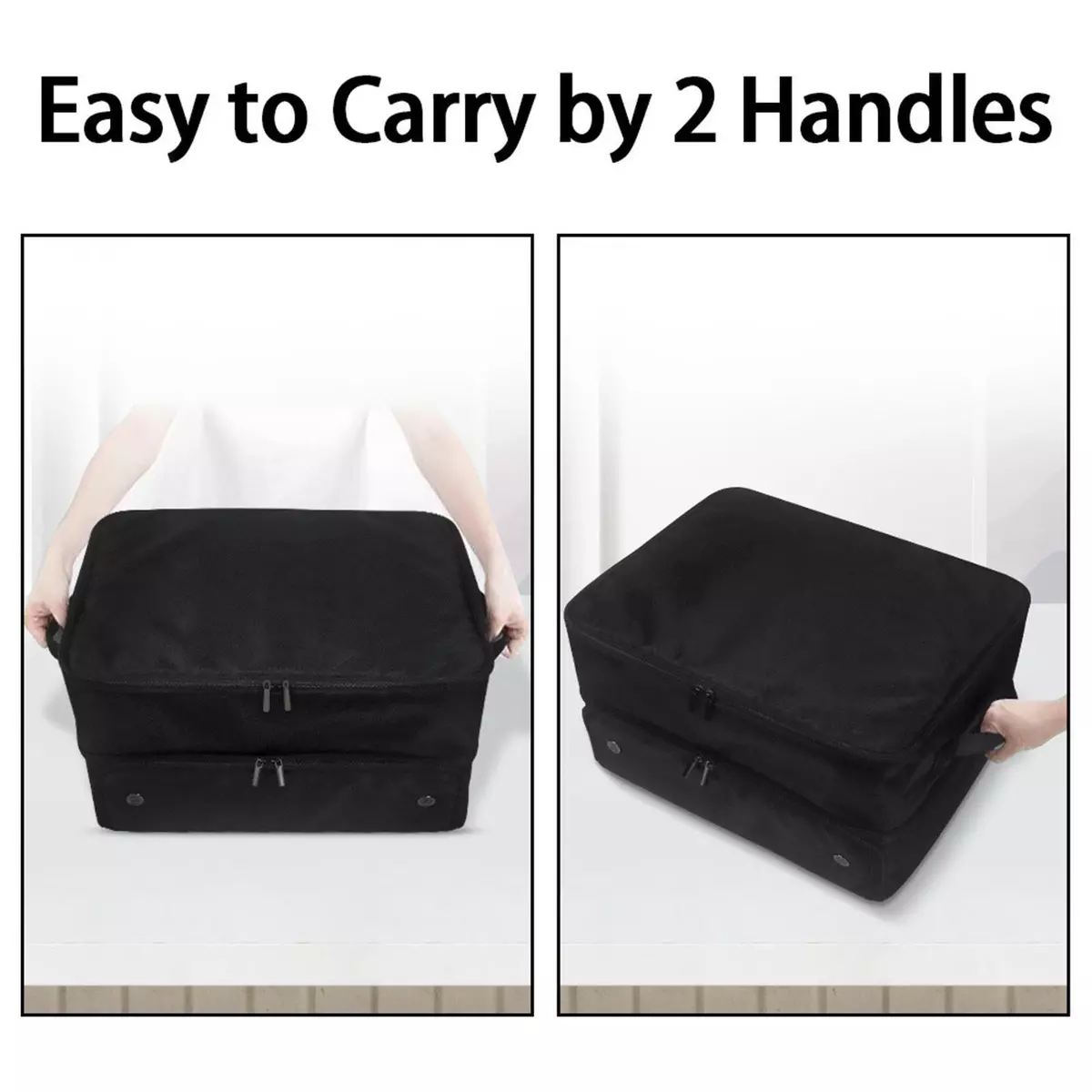 Golf Trunk Organizer Storage Zippered Golf Shoe Bags