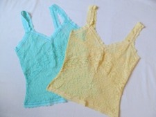 New Authentic Hanky Panky Style 1588 Nylon Lace Camisole Cami Medium You Choose