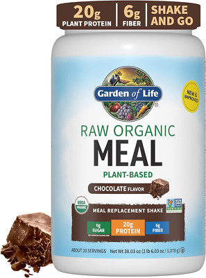 Garden of Life - Tasty Organic Chocolate Meal Replacement Shake Vegan - Garden o