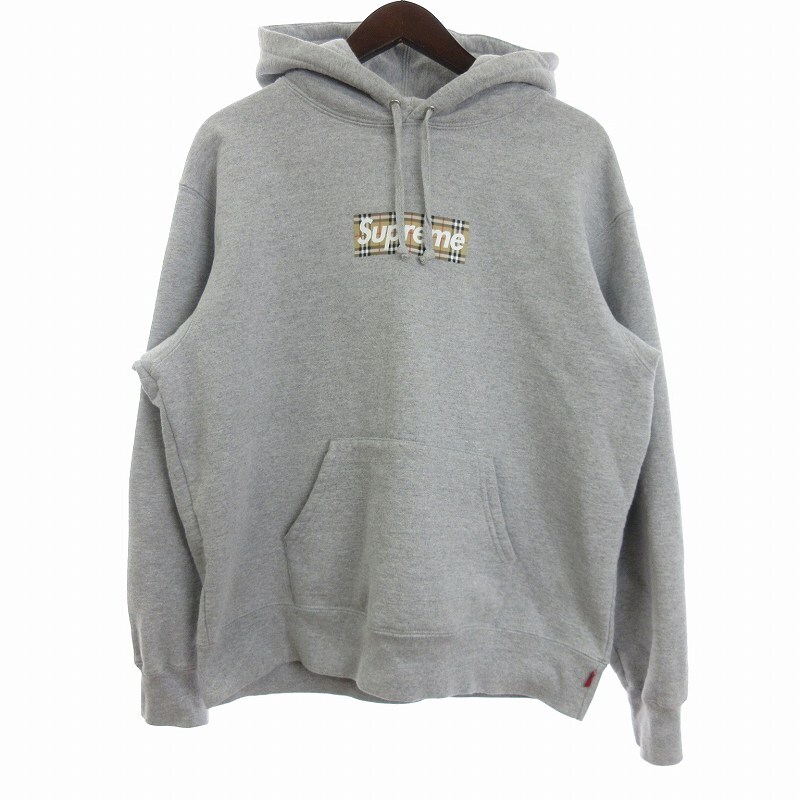 Supreme x Burberry Box Logo Hooded Sweatshirt 22SS Collection