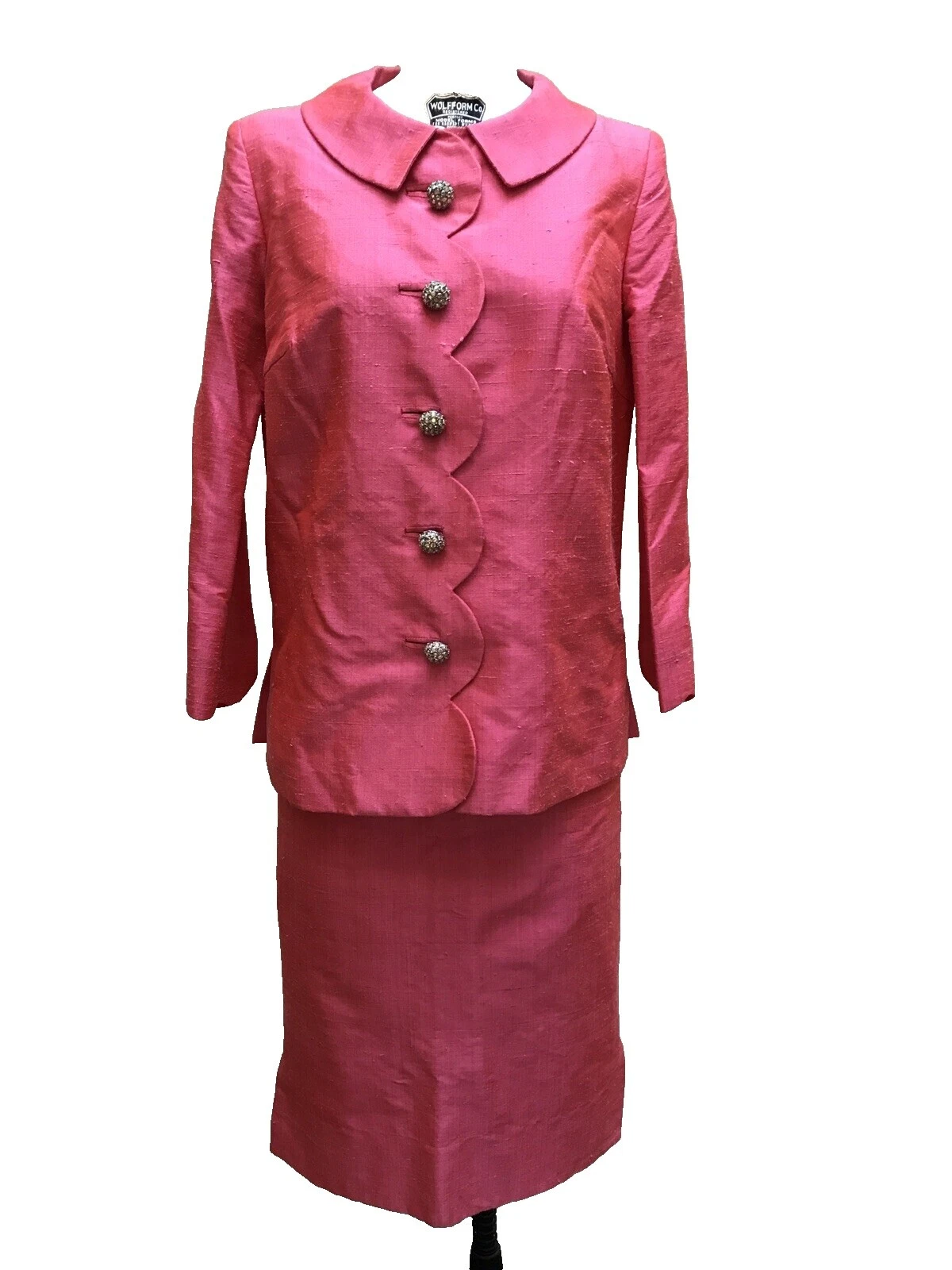 Regular Size 100% Silk 1960s Vintage Suits, Sets & Suit Separates for Women