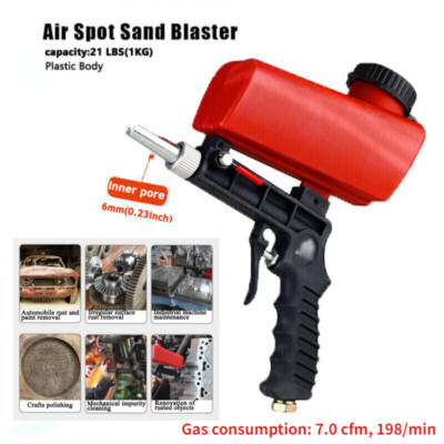 Portable Hand Held Pneumatic Sand Blaster Shot Blast Tool Air Sandblasting Gun
