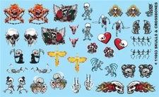 Gofer Racing 11063 x 1/24-1/25 Skulls & Crossbones 