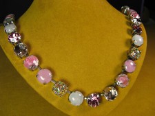 MARIANA JEWELRY NECKLACE SWAROVSKI CRYSTALS PINK SPL Multicolor Gift Christmas