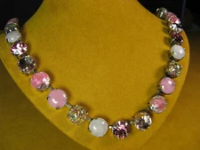 MARIANA JEWELRY NECKLACE SWAROVSKI CRYSTALS PINK SPL Multicolor Gift Christmas
