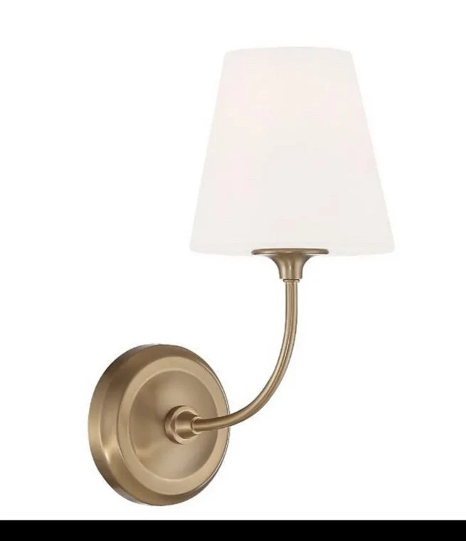 Crystorama 2441 OP VG Sylvan Wall Sconce Vibrant Gold Light eBay
