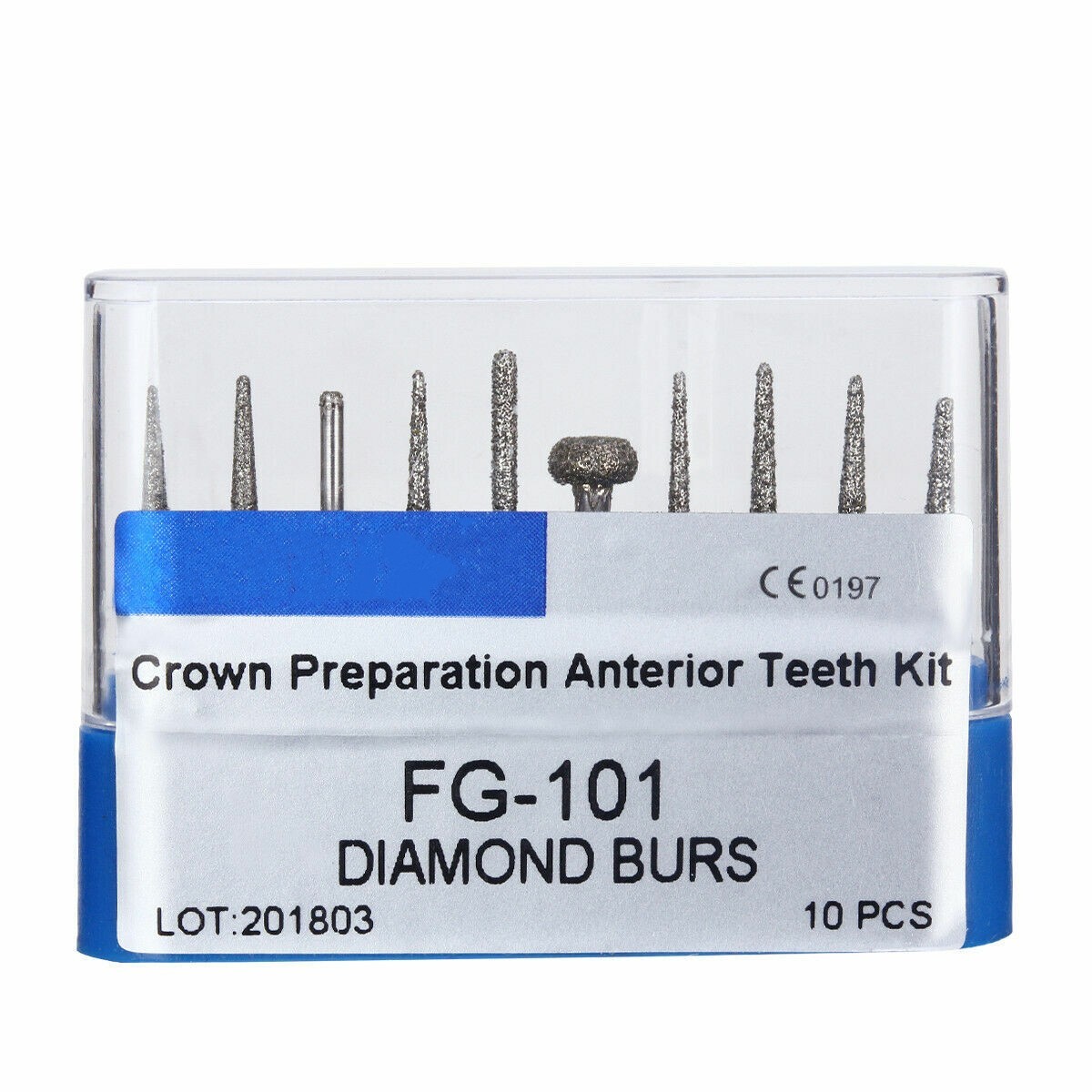 Frais Dentaires Diamantés FG117 Pour Pièce à Main Haute Vitesse - Neufs - Pour Polissage