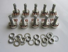 10x B500K Linear Guitar Mini Pots Long Split Shaft 500K Guitar Potentiometers