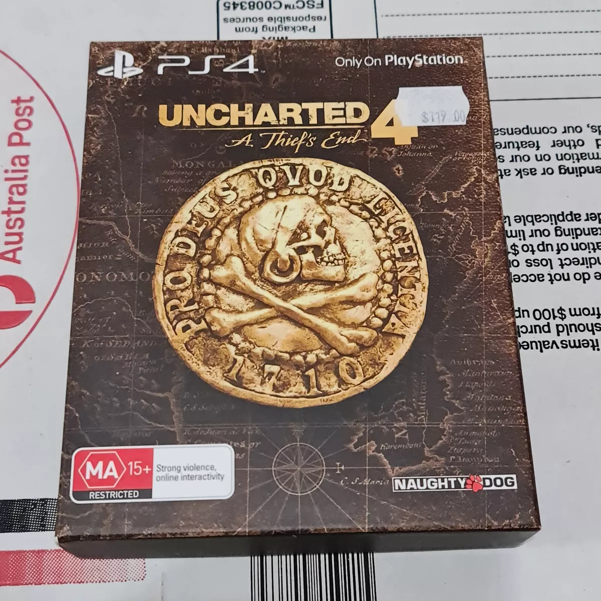 Uncharted 4 a thief's end store special edition
