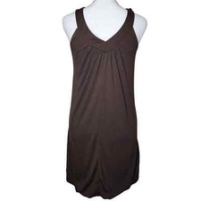 Soprano women's brown t shirt dress size small