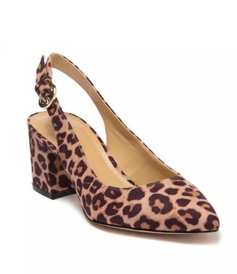 leopard print slingback heels