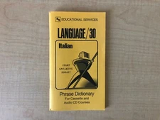 Italian Phrase Book / Dictionary - Pocket Size - by Language/30 