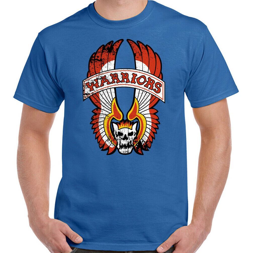 Felpa Con Cappuccio The Warriors - Film Cult Brooklyn - Gildan Deluxe Uomo (Nero/Grigio)