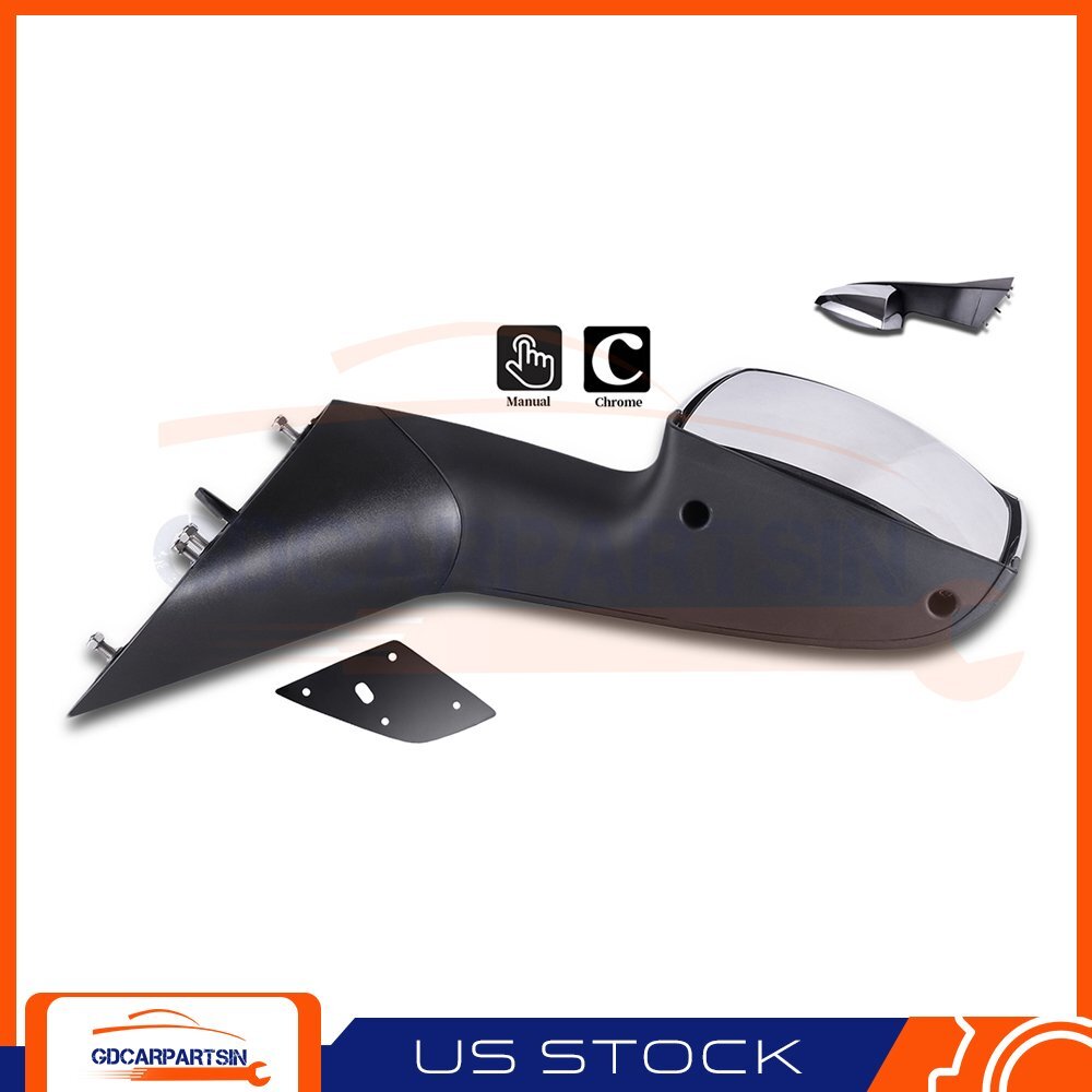 2004-2016 Volvo VNL Passenger Side Chrome Hood Mirror