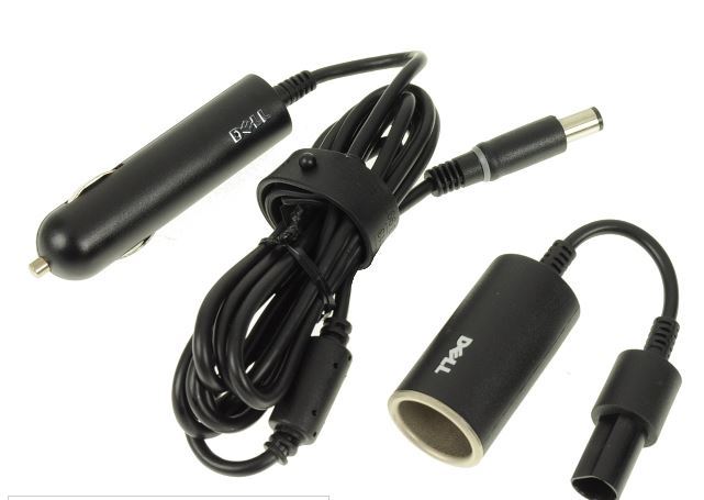Dell Laptop Car and Airplane 90W DC Power Adapter