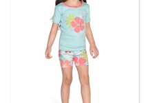 NEW GYMBOREE GIRLS FLORAL SHORTIE PAJAMAS SLEEPWEAR SIZE 6