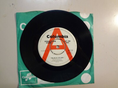 JULIE DRISCOLL: Take Me By The Hand-Stay Away From Me-U.K. 7'' 1963 Columbia Demo