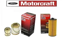 03-07 Ford Motorcraft 6.0L Powerstroke Diesel Oil Fuel Filter Kit FD4616 FL2016 