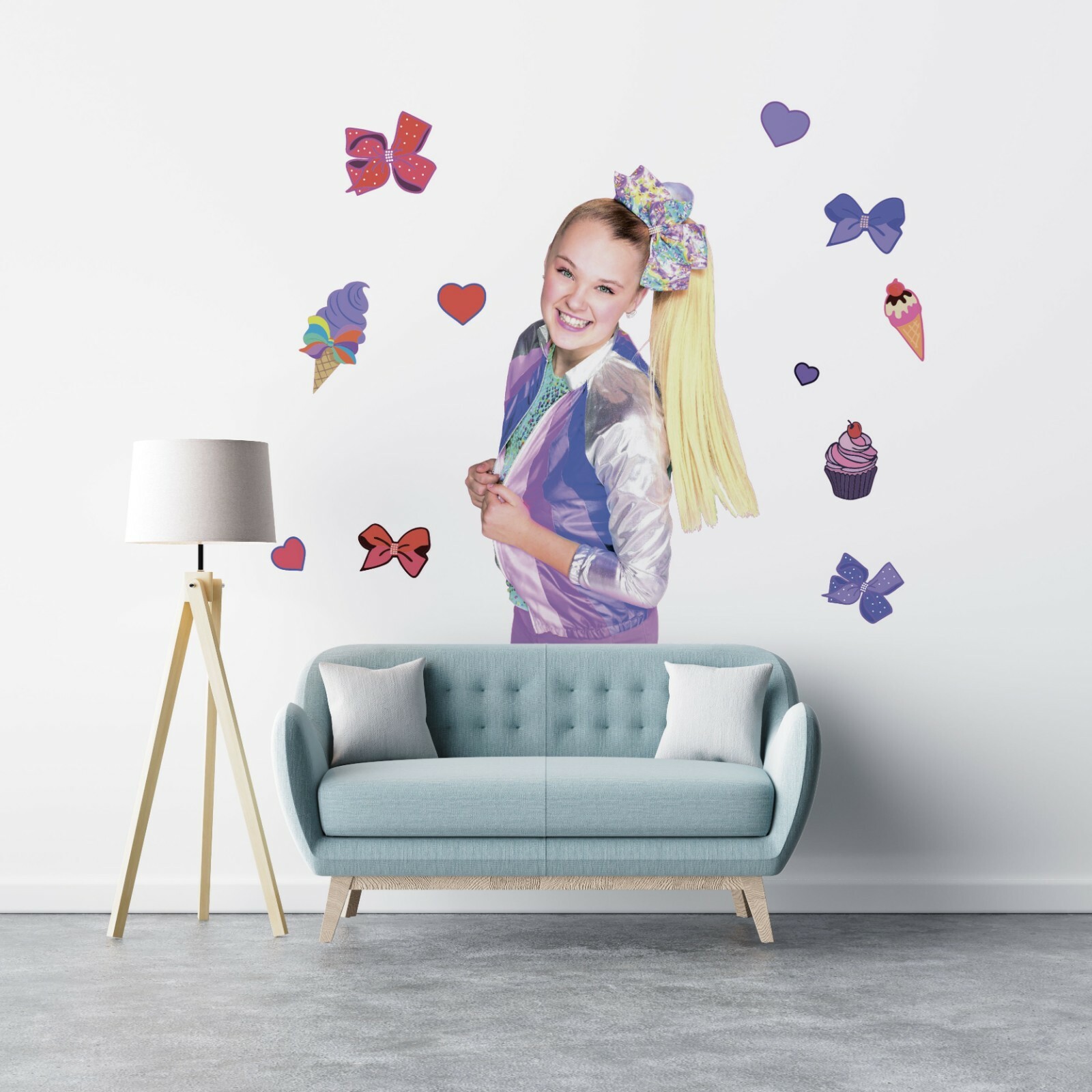 Famous Young Youtuber Jojo Siwa Wall Decal Vinyl Adhesive Home