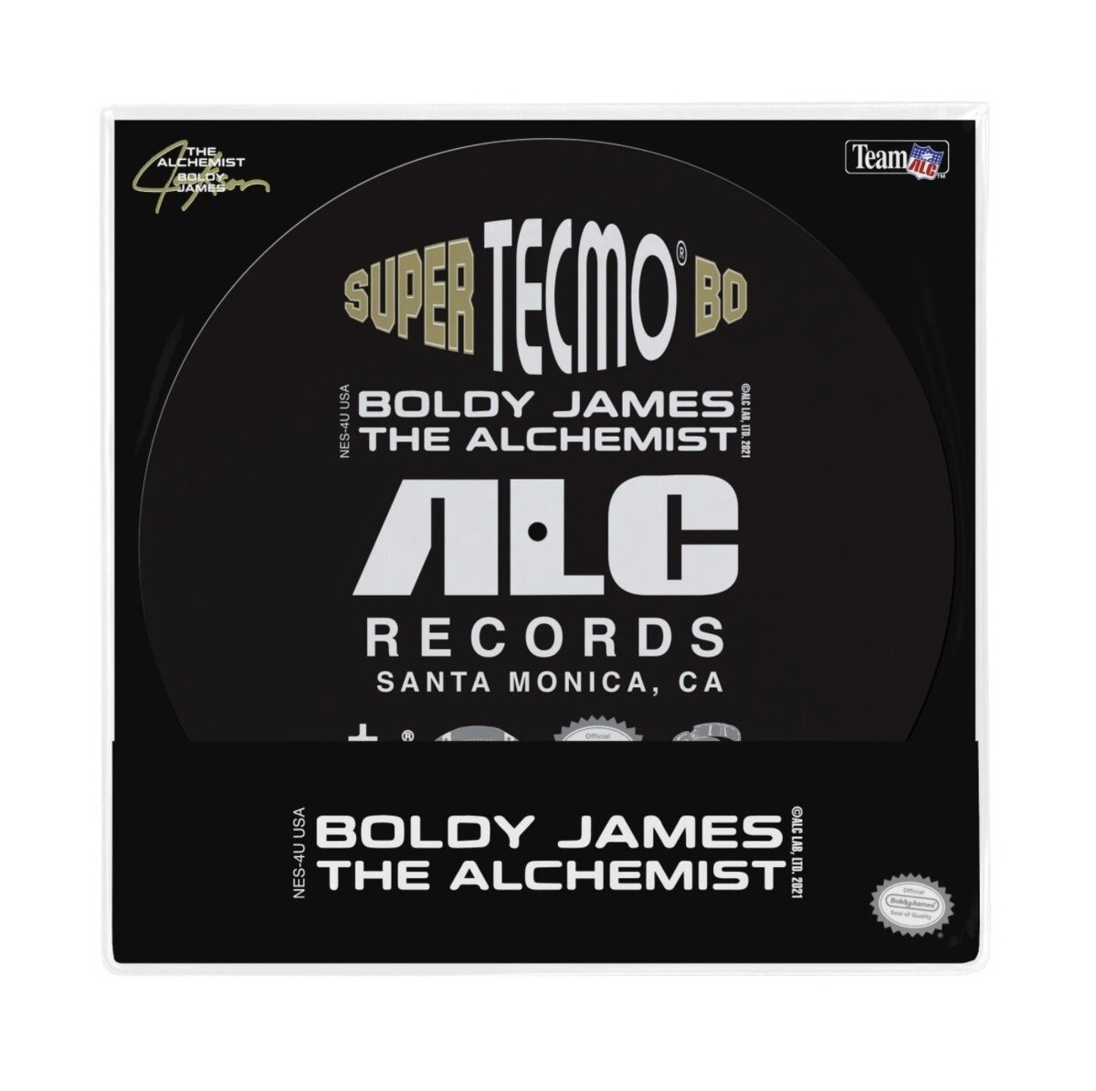 Boldy James The Alchemist Super Tecmo Bo Album Turntable Slipmats